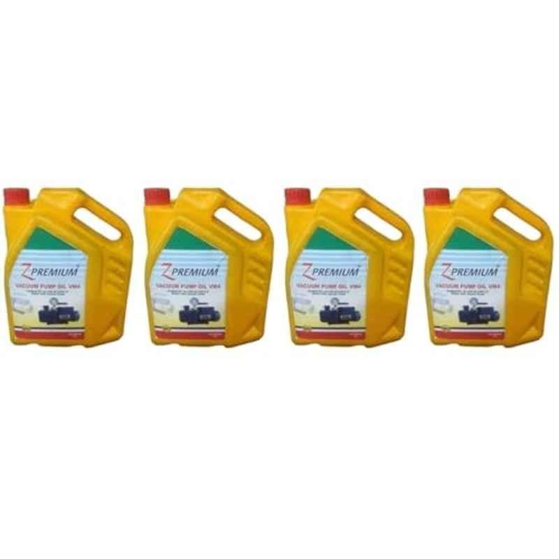 Z Premium 5 Litre High Viscocity Vacuum Pump Oil (Pack of 4)