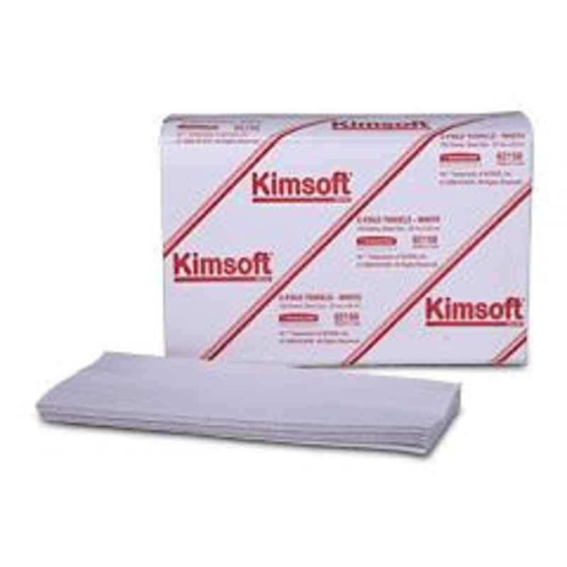 Kimsoft 22x30cm White Compact Fold Paper Towel, 2150 (Pack of 20)