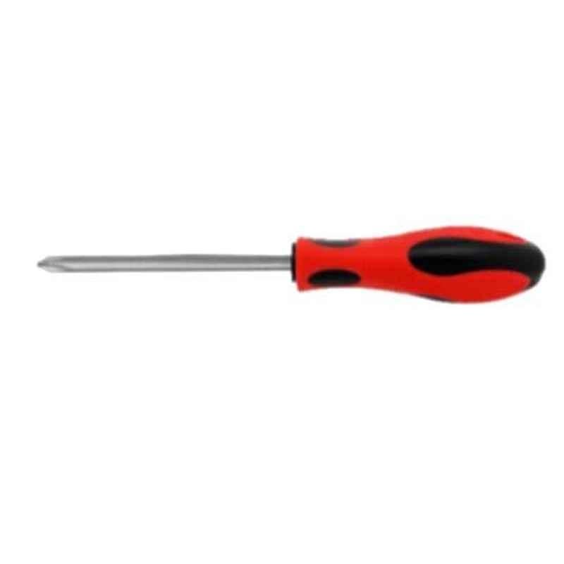 Baum 8mm Magnetic Phillip Tip Screwdriver with Double Color TPR Handle, Art-328, Blade Length: 200mm (Pack of 12)