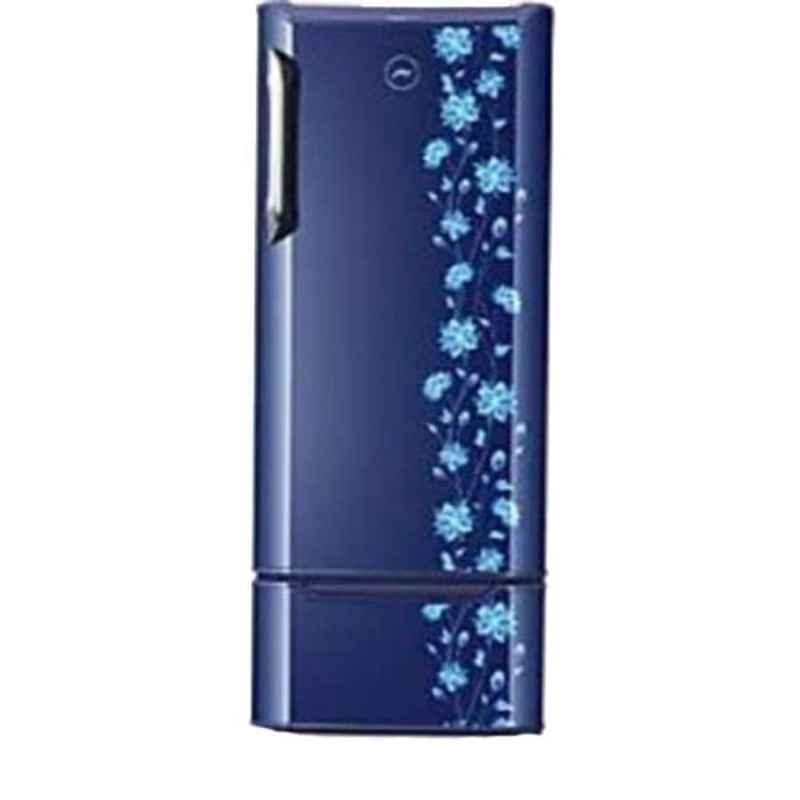 Godrej RD-EDGE-DUO-255-PD 225L 4 Star Erica Blue Single Door Refrigerator