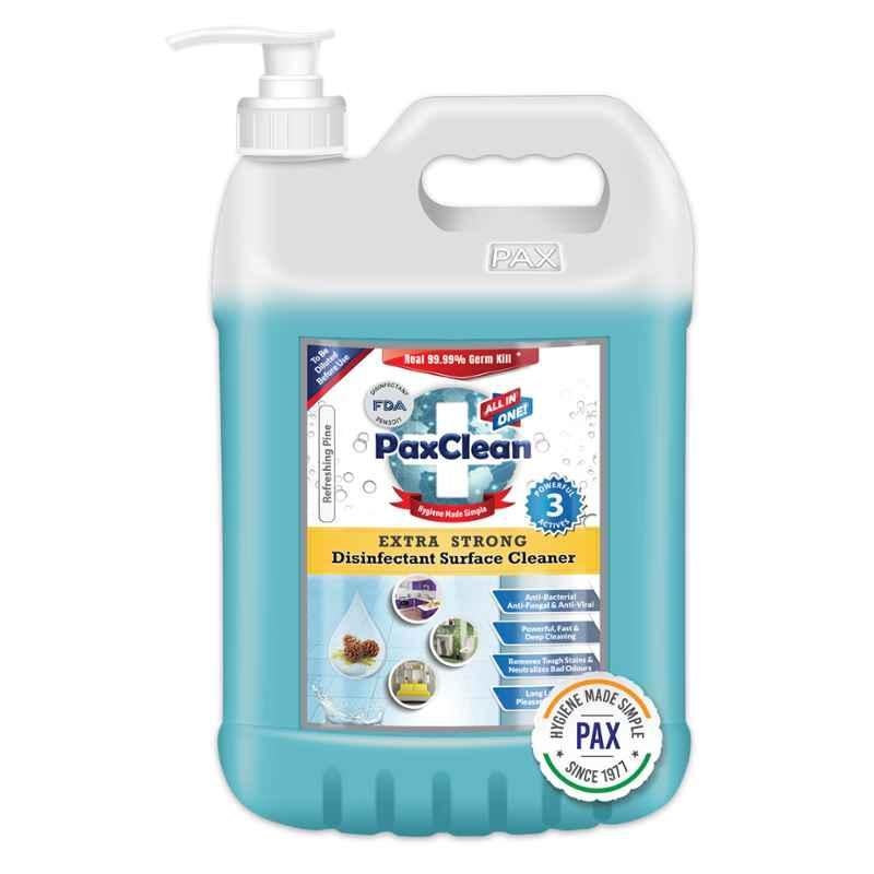 Paxclean All In One 5L Pine Extra Strong Disinfectant Surface Cleaner with Pump
