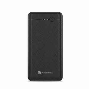 Portronics Power Brick II 20K 20000mAh Black Power Bank with Dual Input & Output Ports, POR 1217