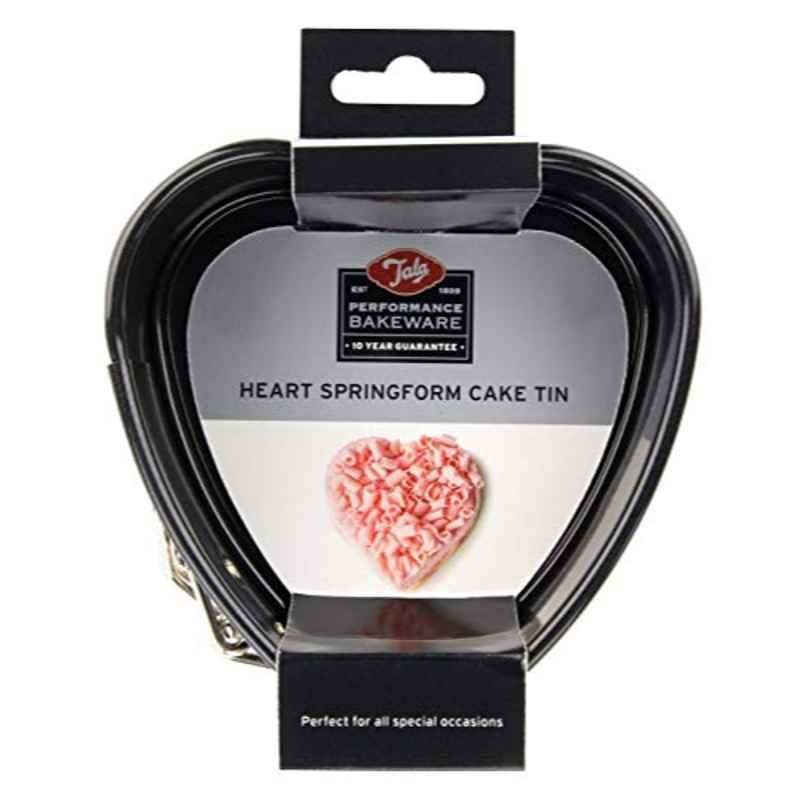Tala Performance Alloy Steel Black Eclipse Non-Stick Heart Shape Springform Cake Tin, 10A10667