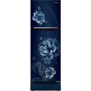 Samsung 236 Litre Camellia Blue Frost Free Double Door 2 Star Refrigerator with Base Drawer, RT28C3122CU/HL