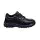 Coffer Safety CS-1024 Leather Steel Toe Black Work Safety Shoes, Size: 6