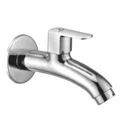 Cliquin Desire Cubix Bass Chrome Silver Wall Mounted Long Body Tap for Bathroom & Kitchen