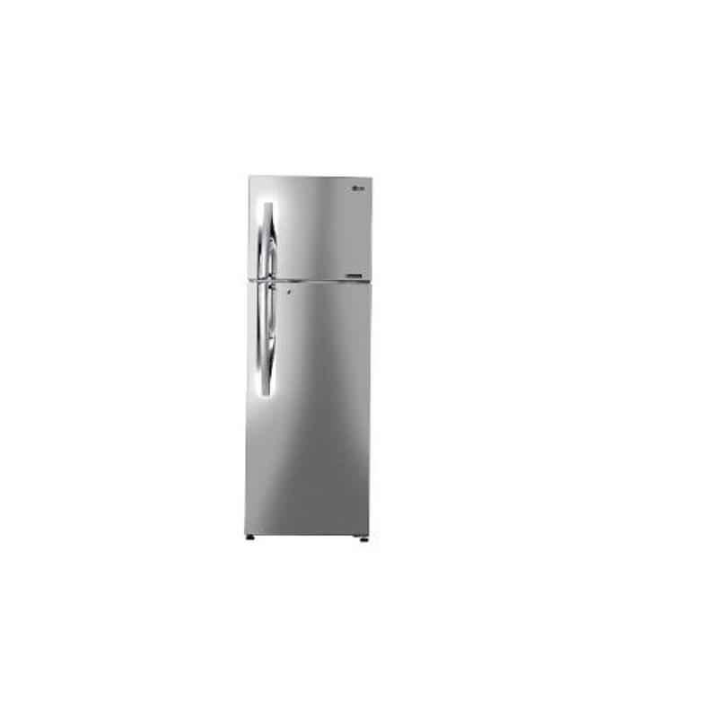 LG 360L 3 Star Shiny Steel Dual Fridge Inverter Refrigerator, GL-T402RPZU
