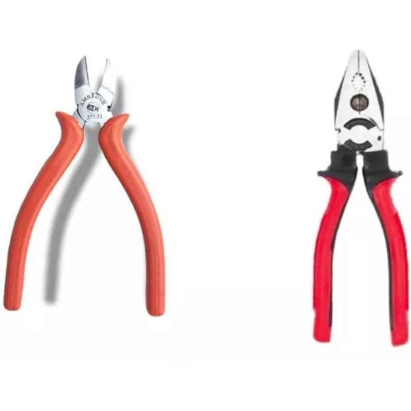 Sky Blue 2 Pcs 7.8 inch Lineman Plier Combo, SBE_PLIER_0242