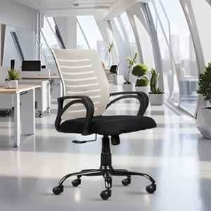 Rose Elite Mesh Grey & Black Medium Back Ergonomic Chair