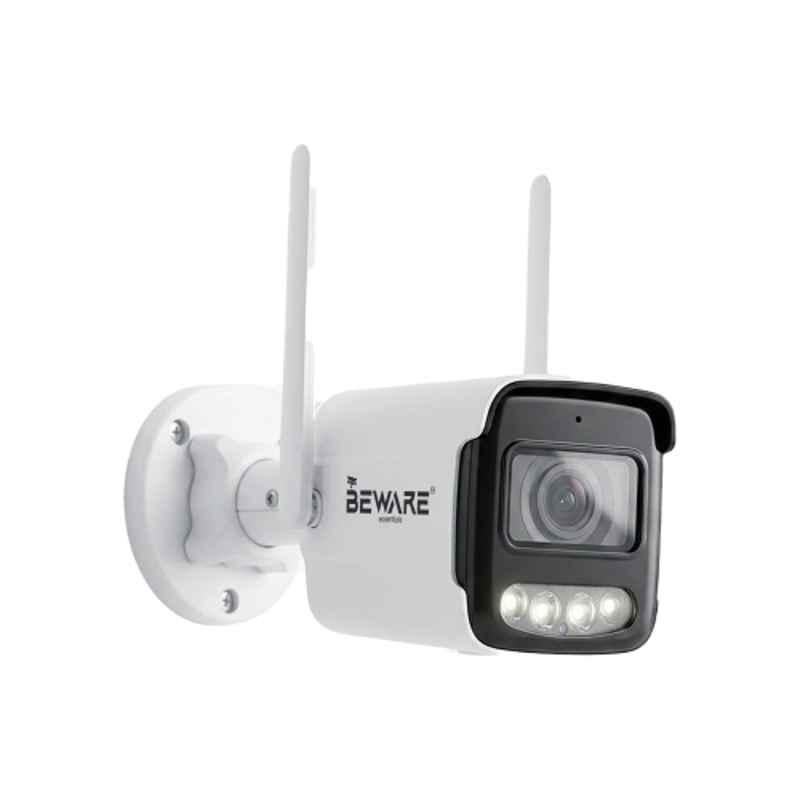 Beware 4MP 2K 4G Full Colour Bullet Camera | SIM-Based Outdoor CCTV Security Camera | Two-Way Audio | 30M Night Vision | SD Card Support