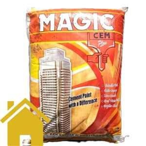 Magic Paints Cem Plus 5kg Yellow Matte Finish Decorative Waterproof Cement Paint