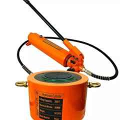 Voltz 200 Ton Hydraulic Cylinder Jack Ram Stroke 50 Mm Steel Orange, Vz-Rsc-20050, VOL-1H6VLO