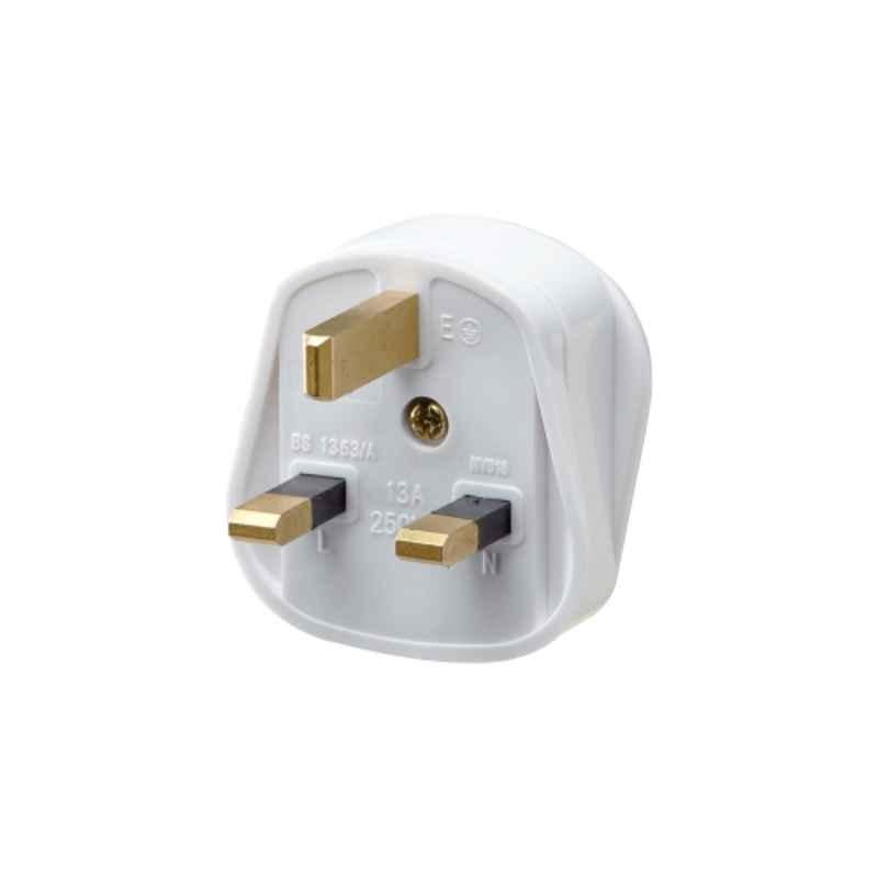 RR 13A Fused 3 Pins Rewireable Plug Top with Screw Type Cord Grip, W9005
