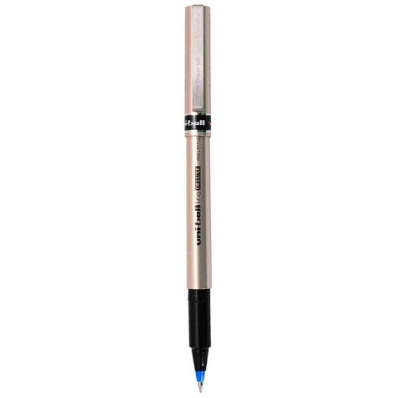 Mitsubishi Uniball Fine Deluxe 0.7mm Blue Roller Pen, MI-UB177-02BE (Pack of 2)