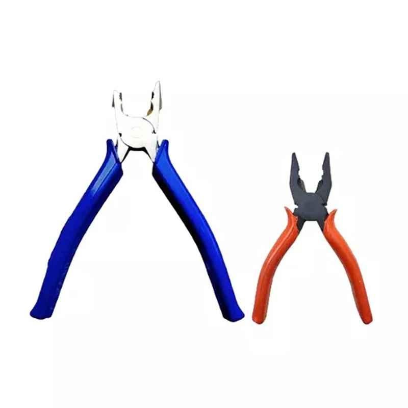 Sky Blue 2 Pcs 7.8 inch Lineman Plier Combo, SBE_PLIER_COMBOS_COMBO_123