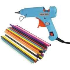 Bandook 20W Firozi Glue Gun with 25 Pcs Fluorescent Glue Sticks
