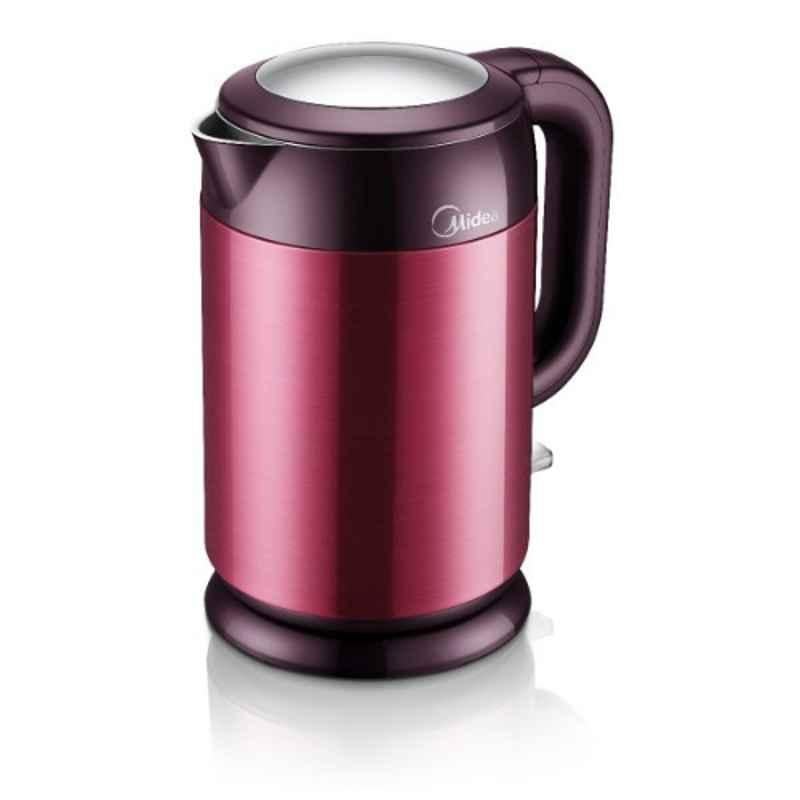 Midea 2200W 1.7L Stainless Steel Coffee Cool Touch Kettle, MKH317E2B