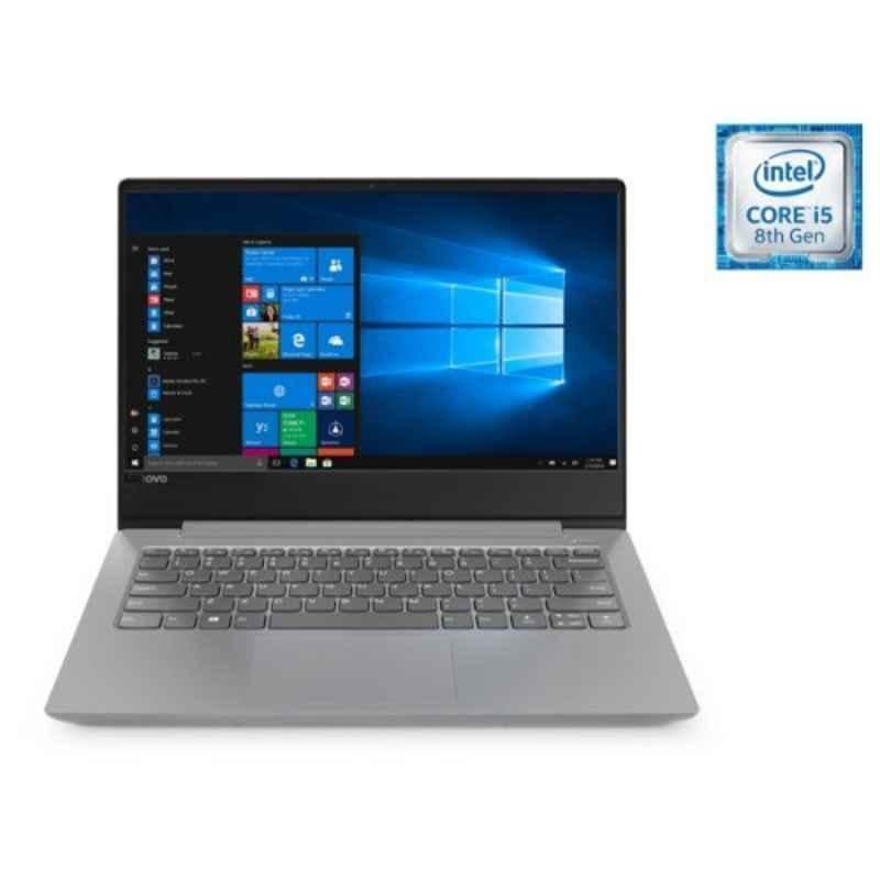 Lenovo IdeaPad 330S-14IKB Platinum Grey Laptop with Intel Core i5-8250U/4GB/1TB/Win 10 Home 64Bits & 14 inch HD Display, 81F400G-CAX