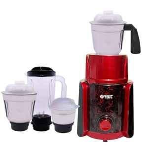 Orbit Wega Plastic Red 750W Juicer Mixer Grinder with 4 Jars