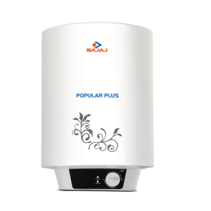 Bajaj Popular Plus 15L White Vertical Storage Water Heater, 150825