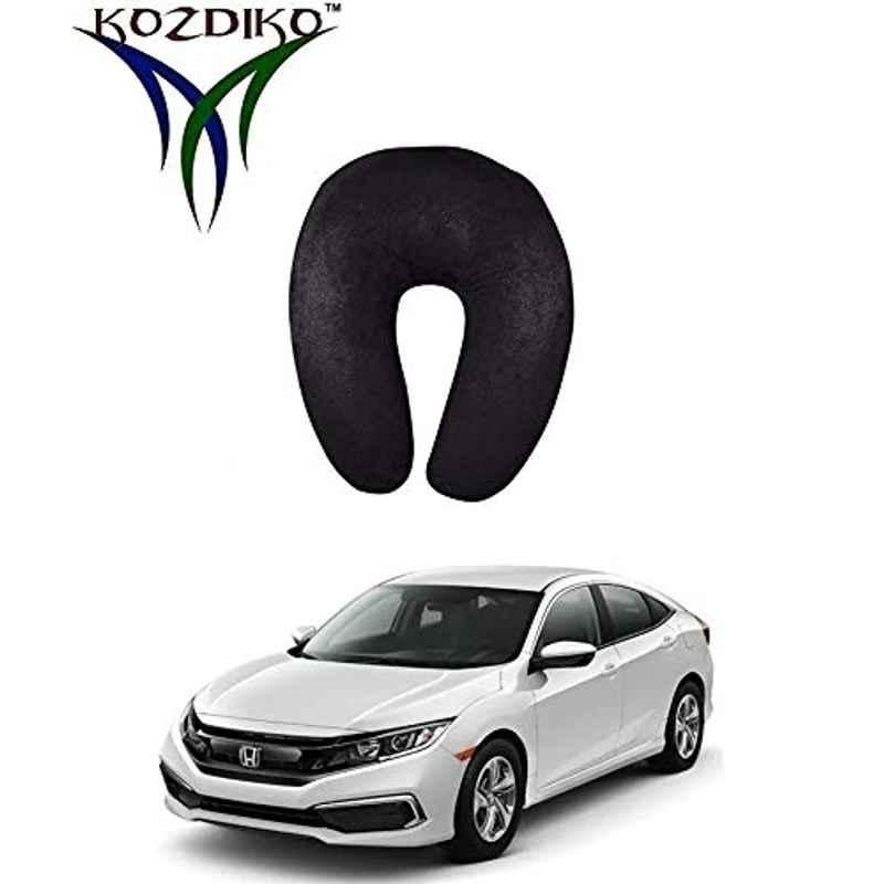 Kozdiko Velvet Black U-Shape Travel Neck Rest Cushion Pillow for Chevrolet Optra
