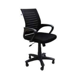 Arko Black Medium Back Adjustable Central Tilt Ergonomic Chair, 904