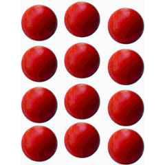 Pawansut Heavy Plastic Cricket Training Balls 80 gm Red Plastic Ball Cricket Training Ball (Standard) (Pack of 12) Red)