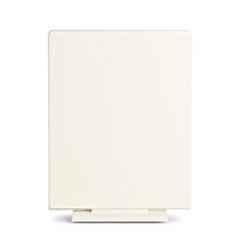 Elegant Casa A-13 44x35cm Polypropylene Ivory Rectangular Toilet Seat Cover