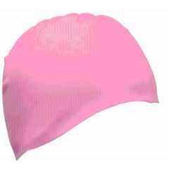 Matrica Solid Silicone Yellow Waterproof Swimming Cap for Adult Men & Women, Size: Free