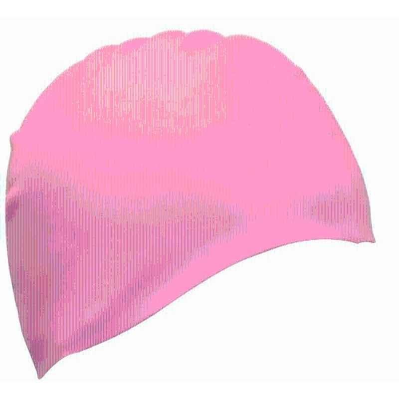 Matrica Solid Silicone Yellow Waterproof Swimming Cap for Adult Men & Women, Size: Free