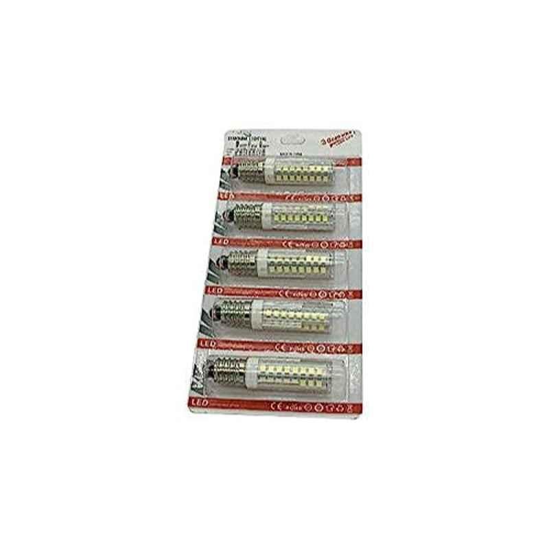 7W Warm White 2700K E14 LED Ceramic Light Bulb (Pack of 5)