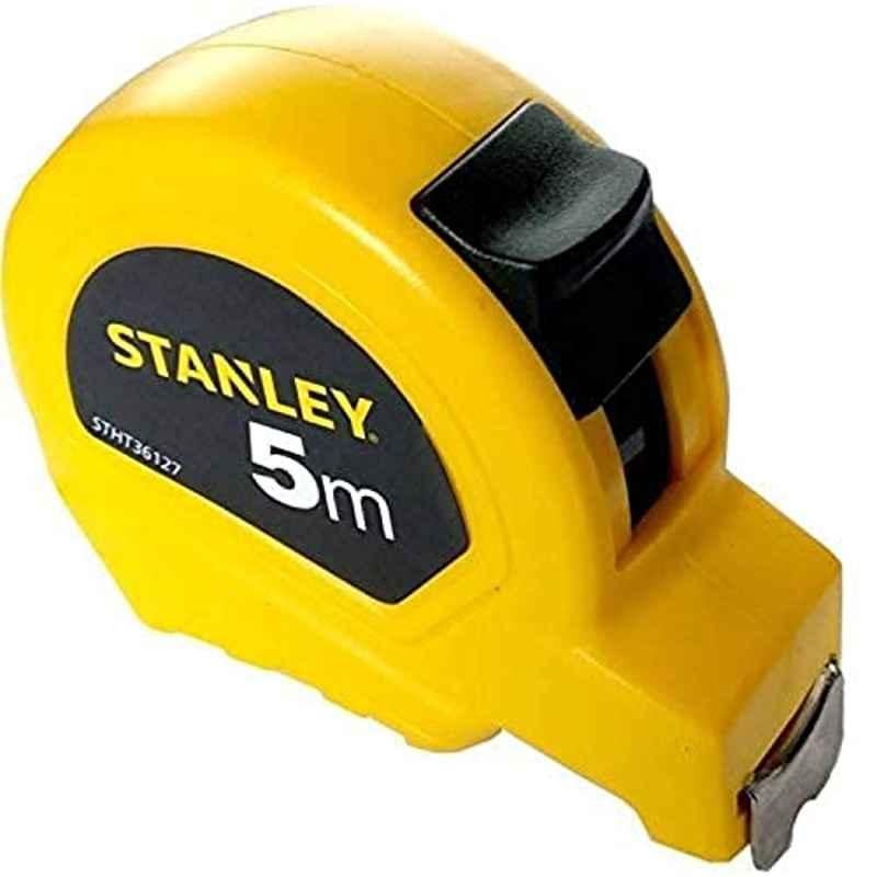 Stanley 5m Stainless Steel Yellow Measuring Tape