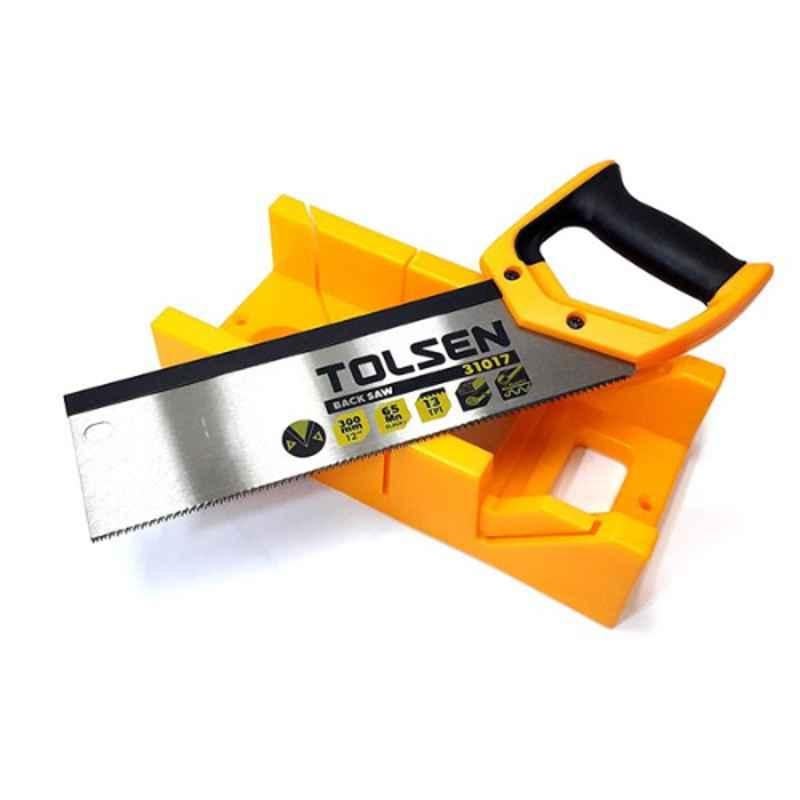 Tolsen ABS Mitre Box with Backsaw Set, 31017