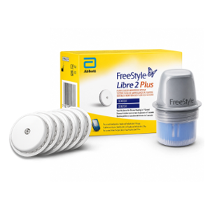 Abbott FreeStyle Libre 2 Plus 1µL Glucometer Sensor (Pack of 6)