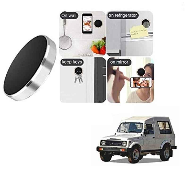 Kozdiko Mini Magnetic Dashboard Mount Car Mobile Phone Holder with Metal Body for Maruti Suzuki Gypsy