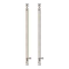 Atom 18 inch Aluminium Satin Finish Heavy Duty Joint-Less Tower Bolt, TB002-18 inch-SS-102 (Pack of 2)