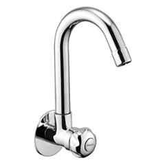 Mysis M-MN-13 Moon Brass Chrome Finish Sink Cock with Swivel Spout
