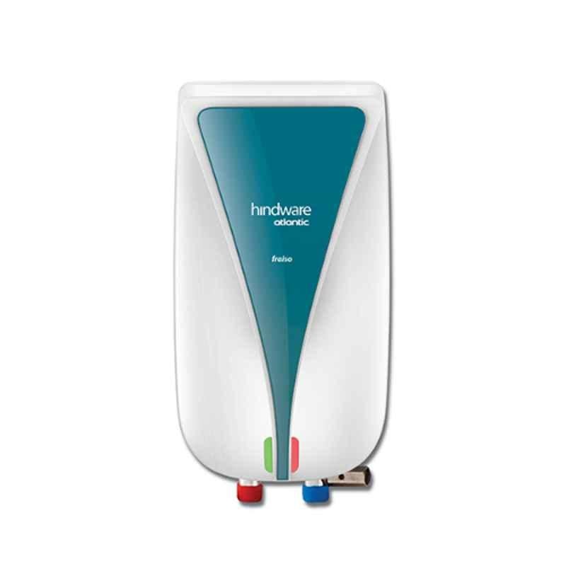 Hindware Atlantic Fraiso 3L 3000W Turquoise & White Instant Water Heater, 519566