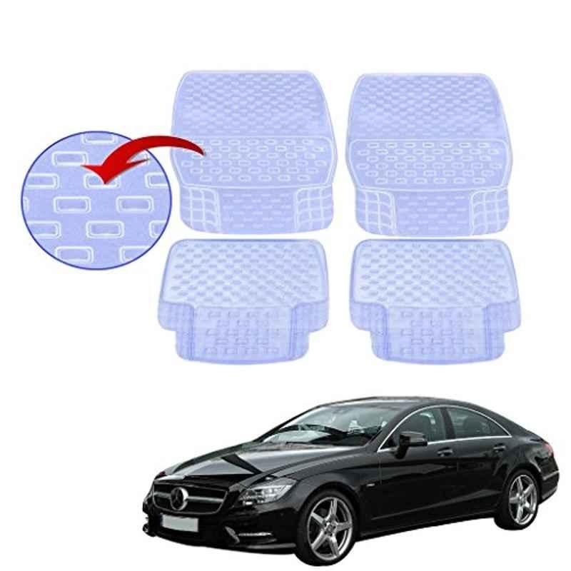 Kozdiko 93043 4 Pcs Rubber & PVC Clear Car Floor Mat Set for Mercedes Benz CLS-Class