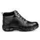 RED CAN SGE1170BLK Leather High Ankle Steel Toe Black Work Safety Boots, Size: 8
