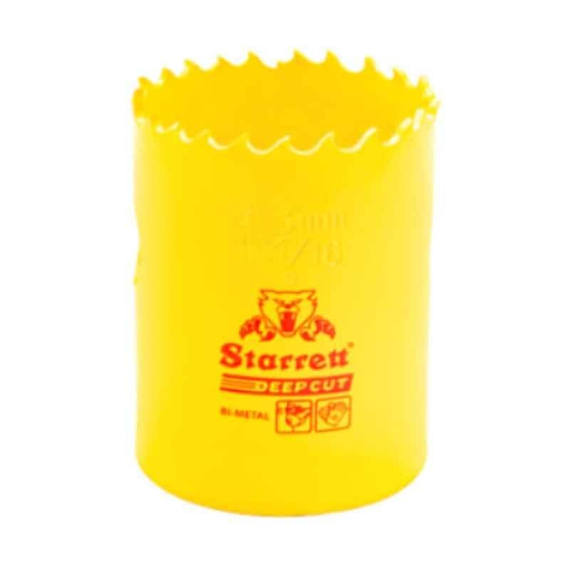 Starrett Deep Cut 43mm Yellow Bi Metal Hole Saw, DCH1116-G