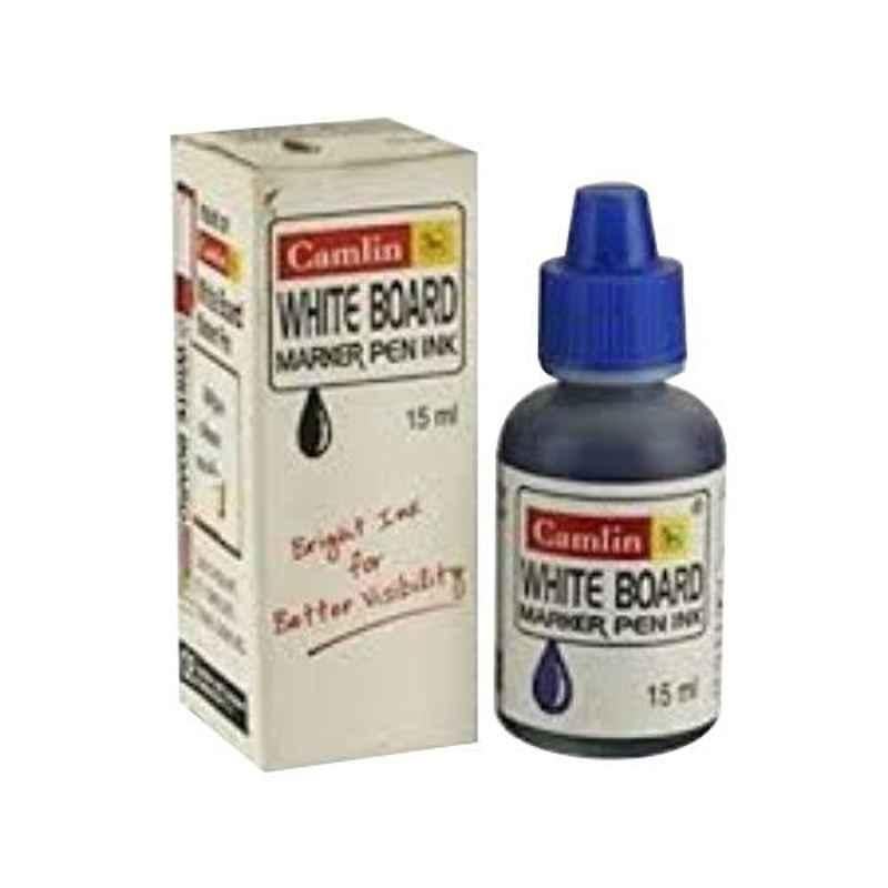 Camlin 15ml Blue White Board Marker Pen Ink, MP500P3699 (Pack of 500)