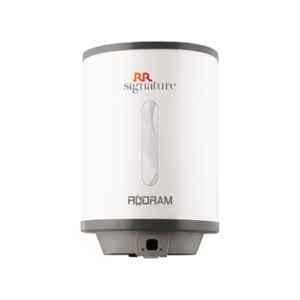 RR Kabel Signature Rudram 15 Litre 2kW Plastic White Storage Geyser with Dual LED Indicator