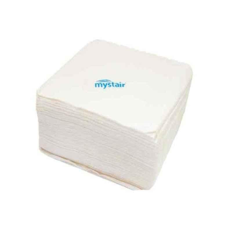 Mystair 30x30cm 15 GSM Single Ply Paper Napkin, 8104 (Pack of 60)