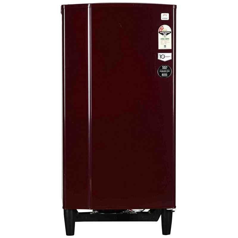 Godrej RD EDGE 185 E1 185 Litre Wine Red 2 Star Direct Cool Single Door Refrigerator (2017)