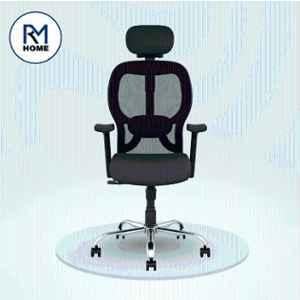 RM HOME Harry Mesh High Back Black Executive Chair