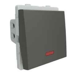 Schneider Electric Livia 32A 1 Way Painted Grey DP Switch, P1132_PG