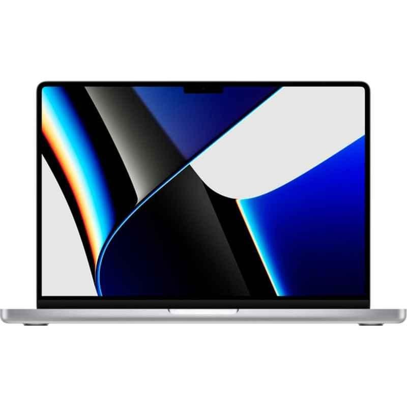 Apple MacBook Pro M1 Chip Pro 16/512GB SSD/14-Core GPU/macOS/English Keyboard/Silver 14 inch Display, MKGR3LL/A