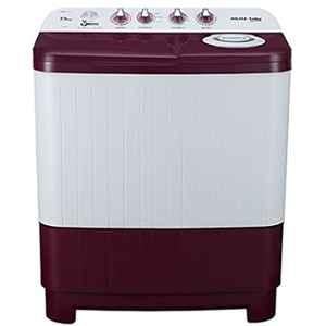 Voltas Beko 7.5kg Burgundy 5 Star Semi-Automatic Top Load Washing Machine with Pulsator Technology, WTT75DBRT