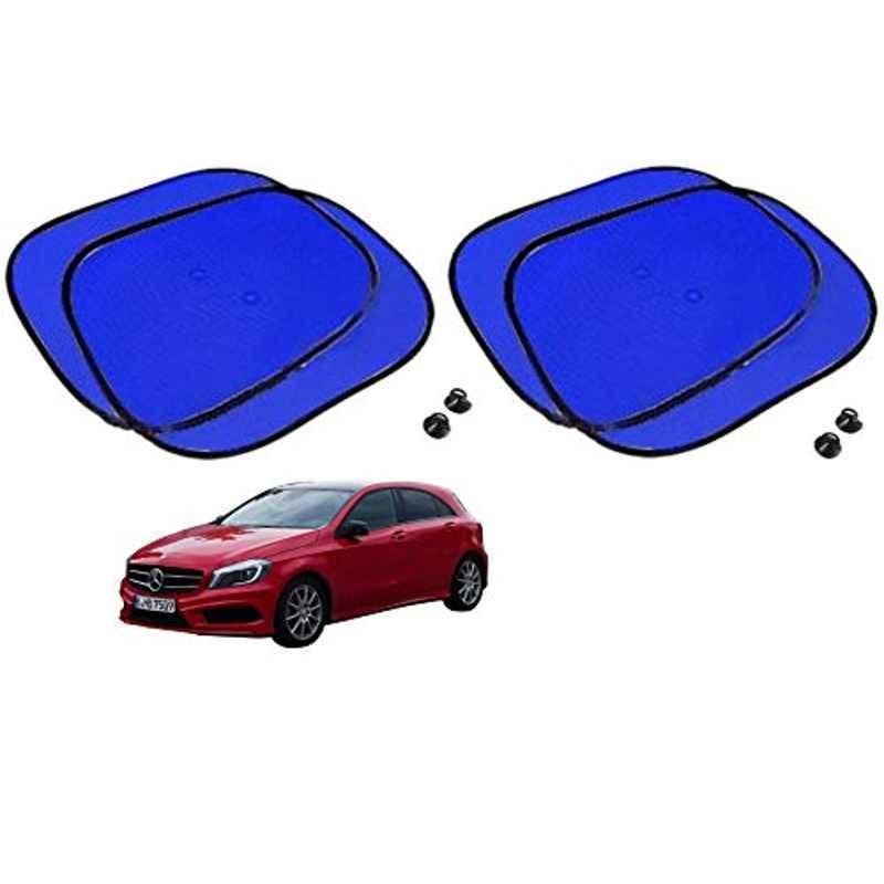 Kozdiko 4 Pcs Blue Chipkoo Car Window Sunshade Curtain Set for Mercedes Benz A-Class, koz_83054